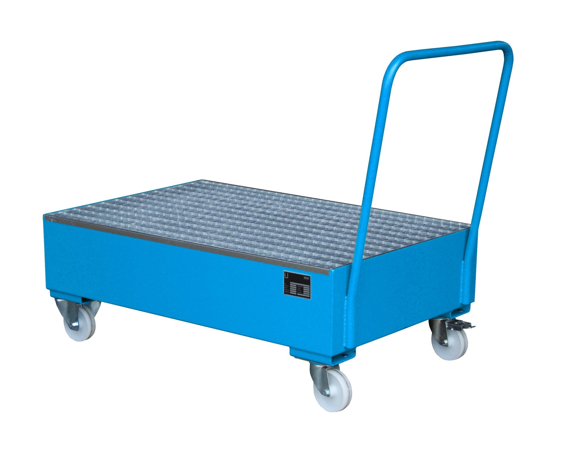 Fahrbare Auffangwanne 2020, lackiert, Lichtblau - Staplertechnik24 - 4471 - 11 - 0000 - 3
