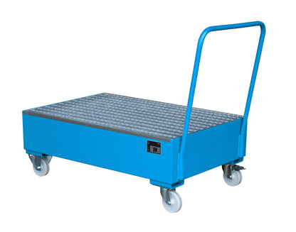 Fahrbare Auffangwanne 2020, lackiert, Lichtblau - Staplertechnik24 - 4471 - 11 - 0000 - 3