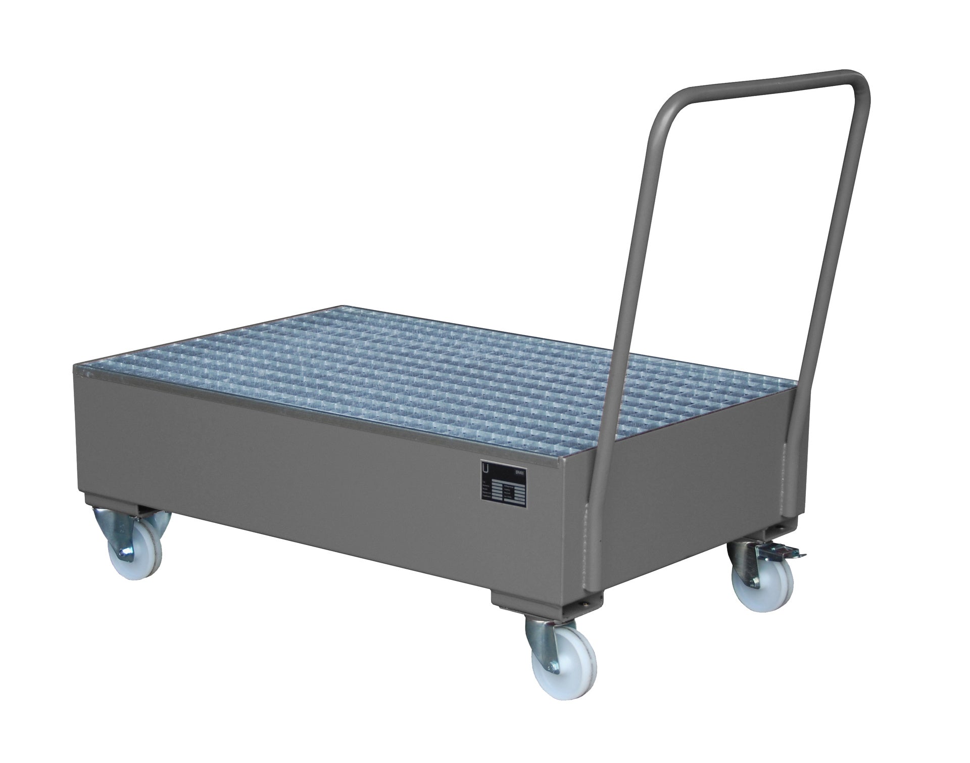 Fahrbare Auffangwanne 2020, lackiert, Mausgrau - Staplertechnik24 - 4471 - 11 - 0000 - 5