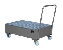 Fahrbare Auffangwanne 2020, lackiert, Mausgrau - Staplertechnik24 - 4471 - 11 - 0000 - 5