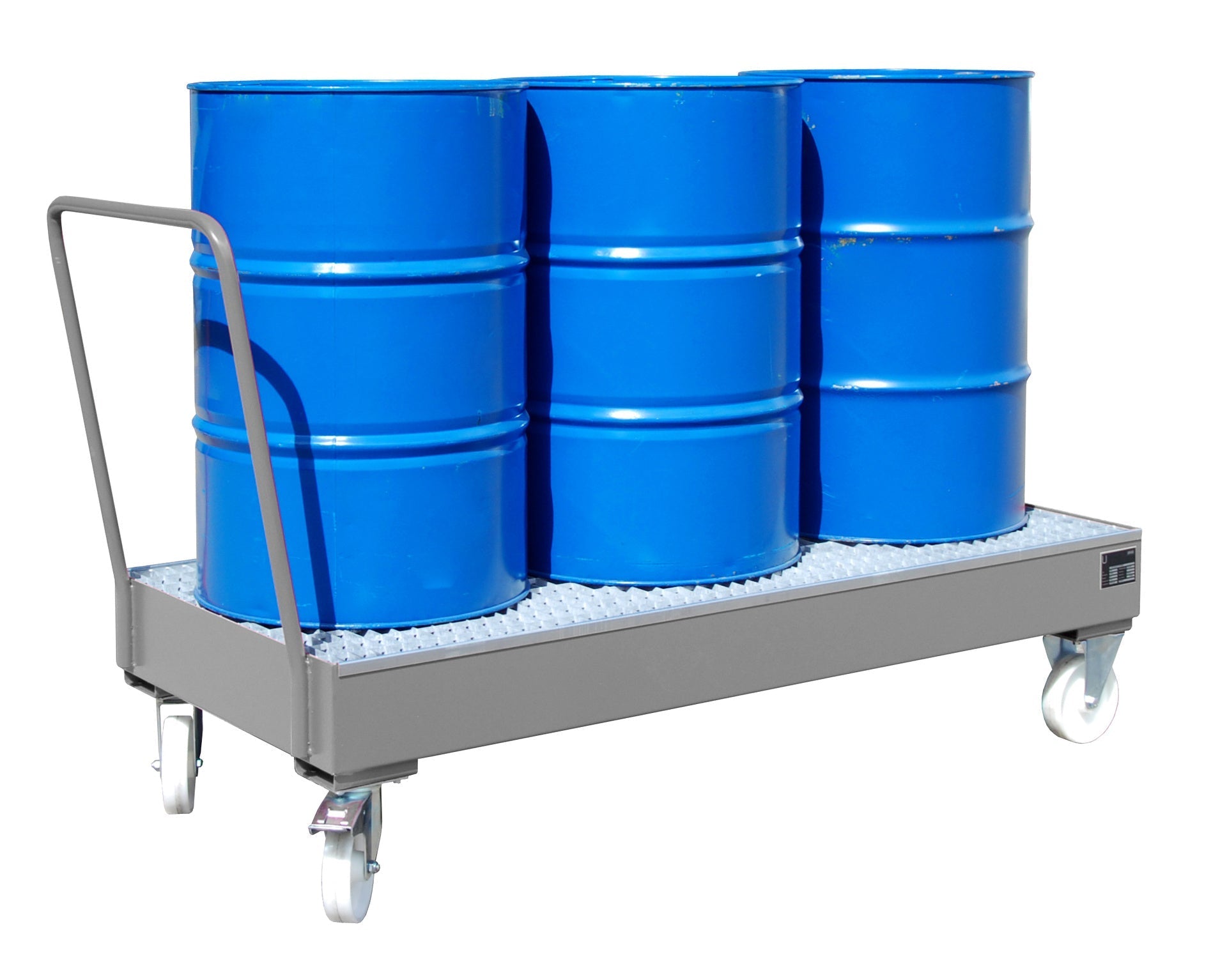 Fahrbare Auffangwanne 2050 SR, lackiert, Mausgrau - Staplertechnik24 - 4471 - 95 - 0000 - 5