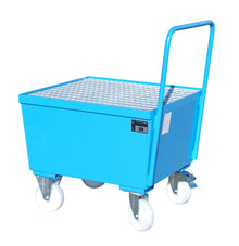 Fahrbare Auffangwanne AW - F 1, lackiert, Lichtblau - Staplertechnik24 - 4447 - 21 - 0000 - 3