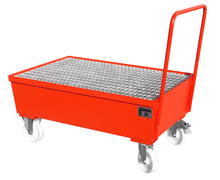 Fahrbare Auffangwanne AW - F 2, lackiert, Feuerrot - Staplertechnik24 - 4447 - 22 - 0000 - 2