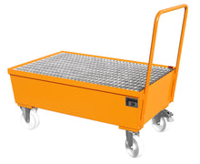 Fahrbare Auffangwanne AW - F 2, lackiert, Gelborange - Staplertechnik24 - 4447 - 22 - 0000 - 1