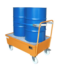 Fahrbare Auffangwanne AW - F 2, lackiert, Gelborange - Staplertechnik24 - 4447 - 22 - 0000 - 1