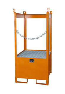 Fass - Stapelpalette FSP - 1, lackiert, Gelborange - Staplertechnik24 - 4442 - 03 - 0000 - 1