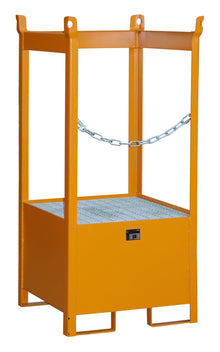 Fass - Stapelpalette FSP - 1, lackiert, Gelborange - Staplertechnik24 - 4442 - 03 - 0000 - 1