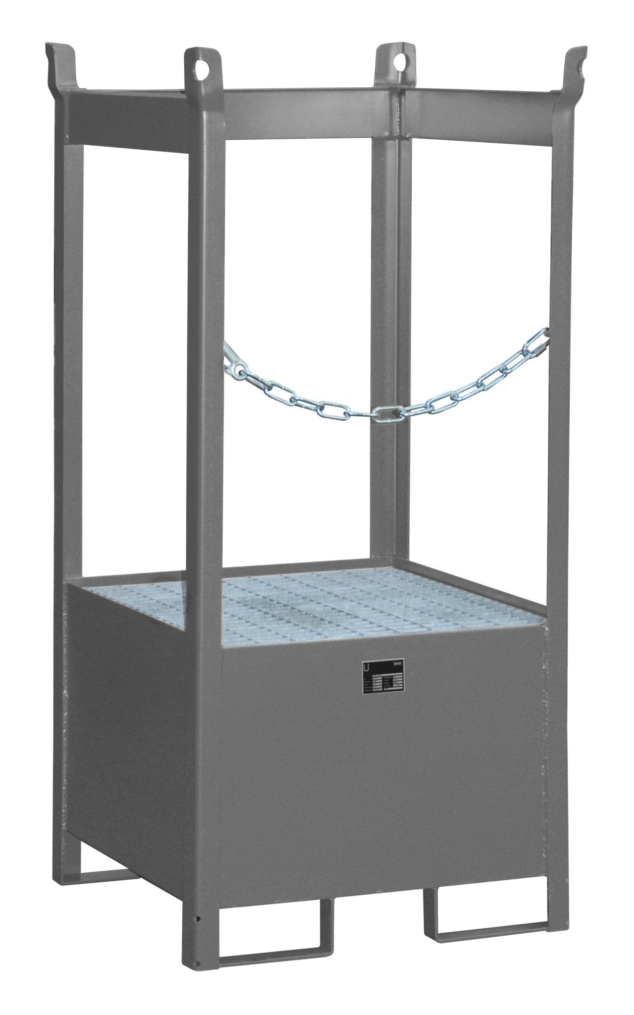 Fass - Stapelpalette FSP - 1, lackiert, Mausgrau - Staplertechnik24 - 4442 - 03 - 0000 - 5