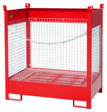 Fass - Stapelpalette FSP - 2 D, lackiert, Feuerrot - Staplertechnik24 - 4442 - 07 - 0000 - 2