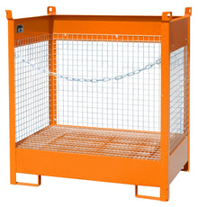 Fass - Stapelpalette FSP - 2 D, lackiert, Gelborange - Staplertechnik24 - 4442 - 07 - 0000 - 1