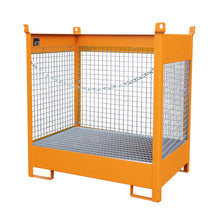 Fass - Stapelpalette FSP - 2 D, lackiert, Gelborange - Staplertechnik24 - 4442 - 07 - 0000 - 1