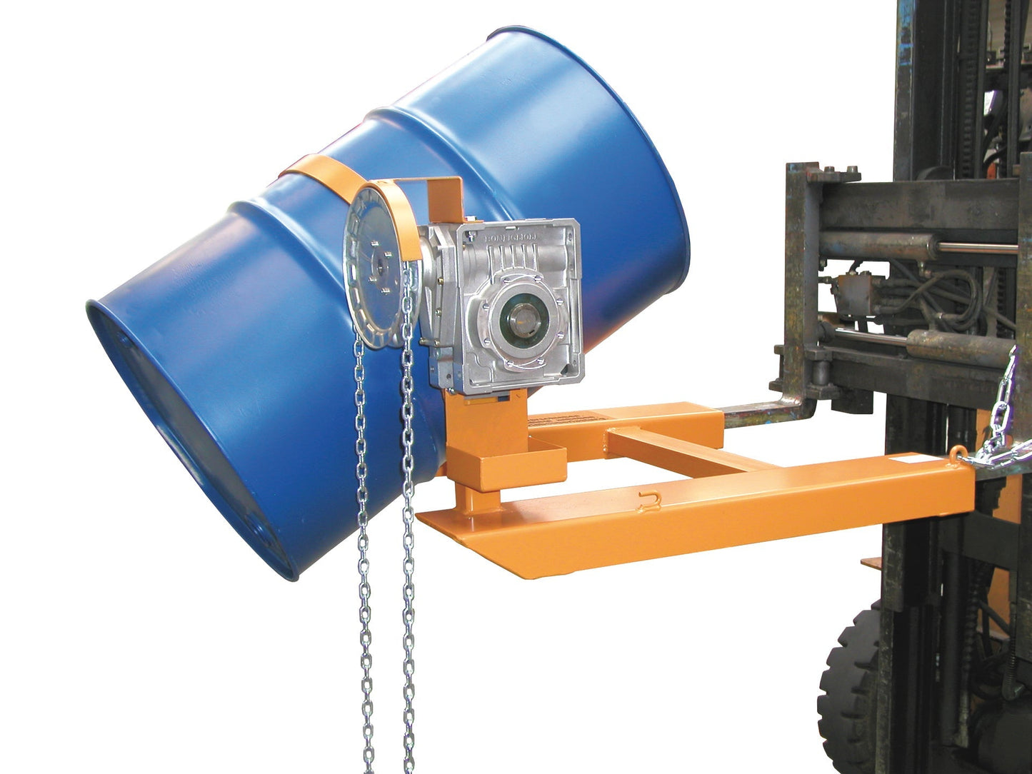 Fasskipper FD - K, lackiert, Gelborange - Staplertechnik24 - 4440 - 02 - 0000 - 1