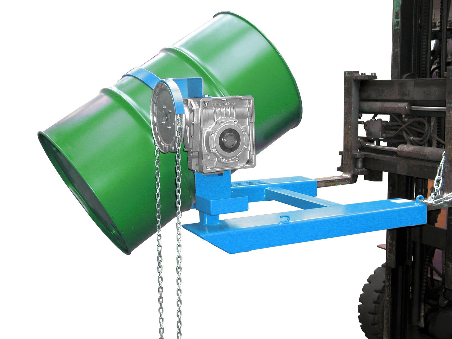 Fasskipper FD - K, lackiert, Lichtblau - Staplertechnik24 - 4440 - 02 - 0000 - 3