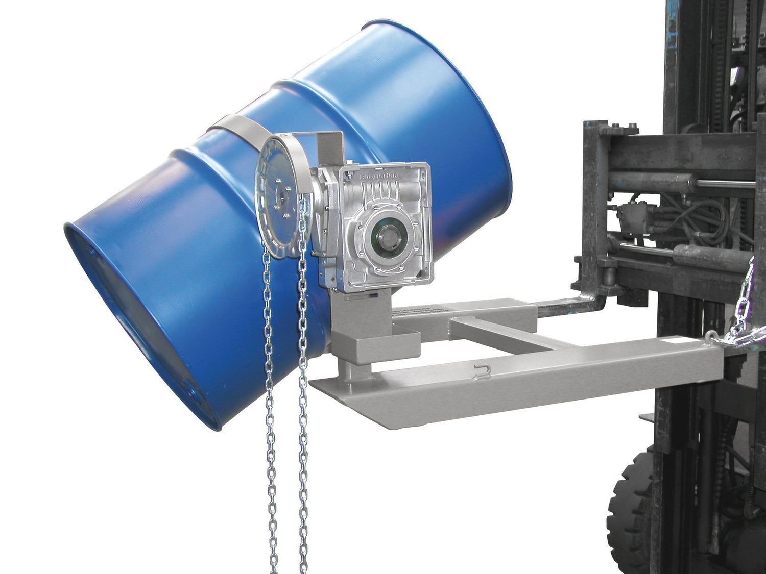 Fasskipper FD - K, lackiert, Mausgrau - Staplertechnik24 - 4440 - 02 - 0000 - 5