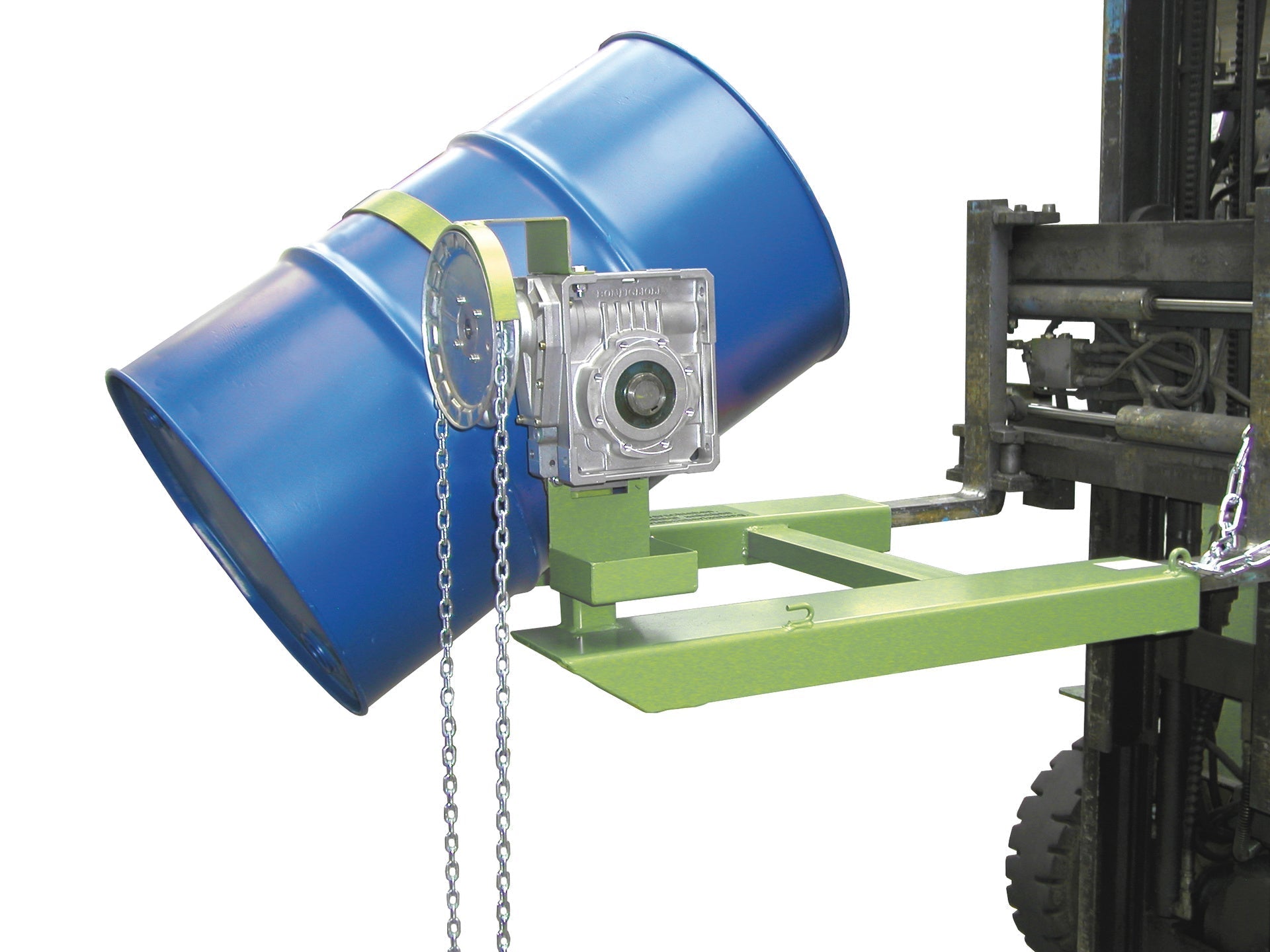 Fasskipper FD - K, lackiert, Resedagrün - Staplertechnik24 - 4440 - 02 - 0000 - 4