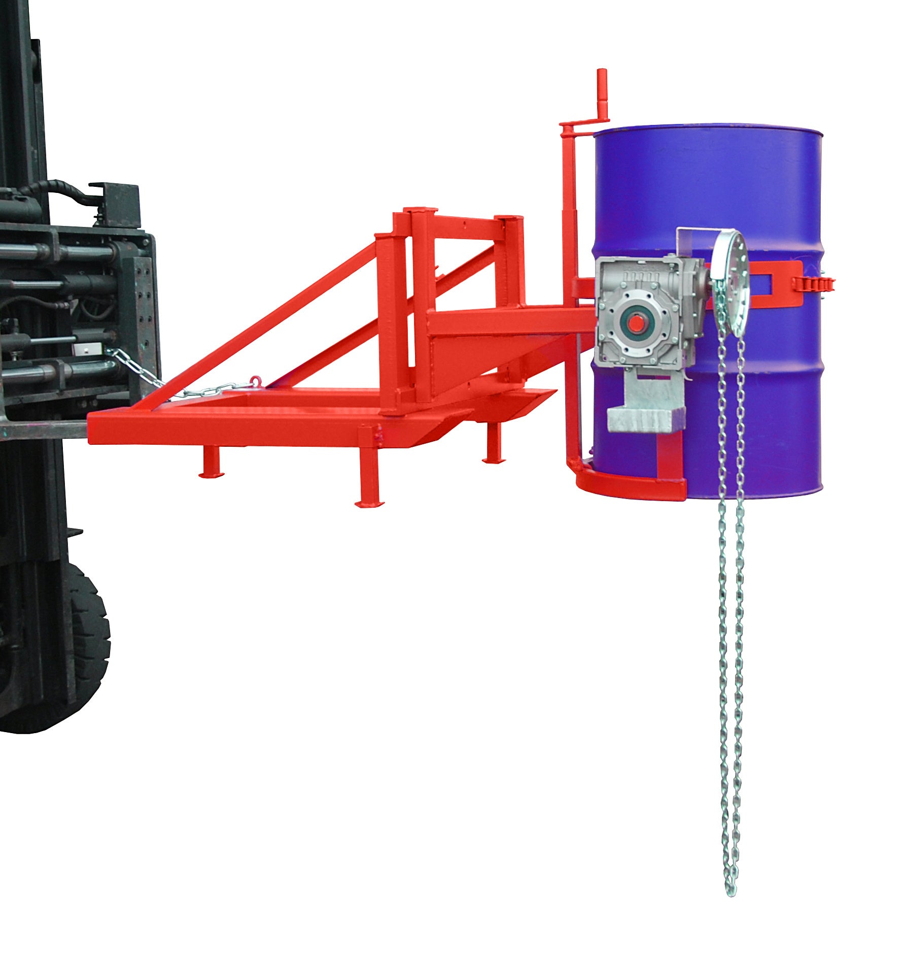 Fasskipper FD/L - K, lackiert, Feuerrot - Staplertechnik24 - 4457 - 02 - 0000 - 2