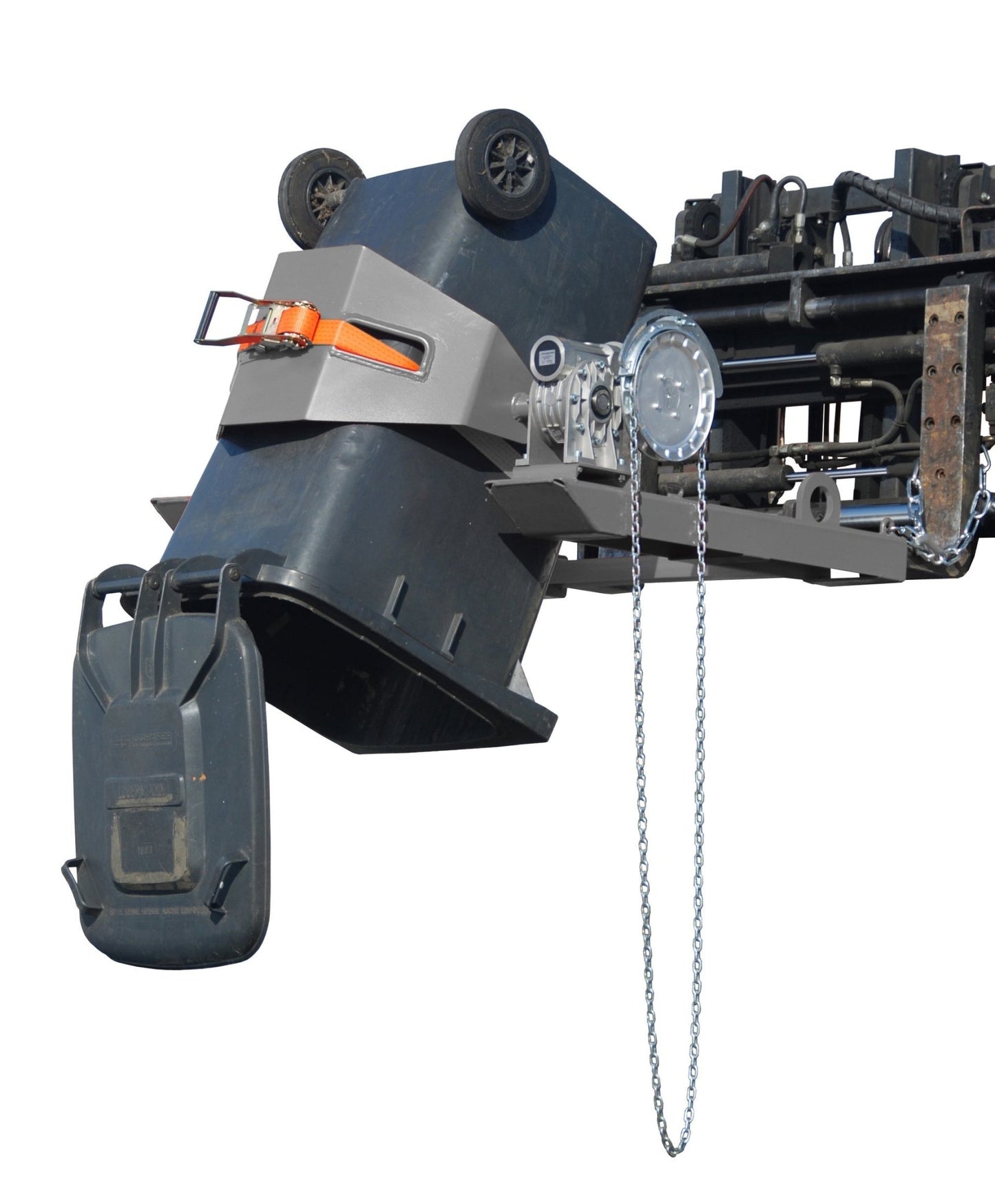 Fasskipper FLEX - K, lackiert, Mausgrau - Staplertechnik24 - 4440 - 06 - 0000 - 5