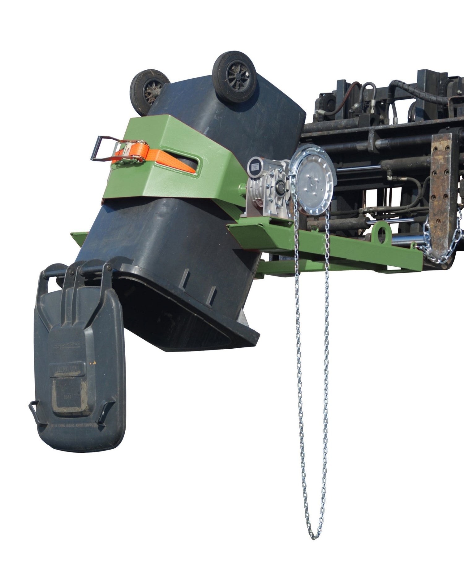 Fasskipper FLEX - K, lackiert, Resedagrün - Staplertechnik24 - 4440 - 06 - 0000 - 4