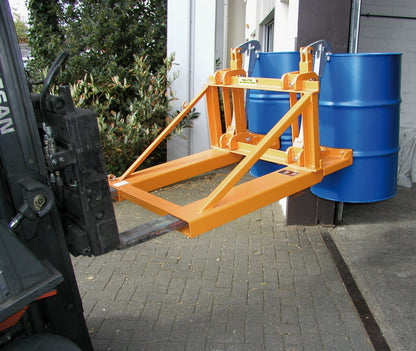 Fasslifter RS - II/M, lackiert, Gelborange - Staplertechnik24 - 4408 - 09 - 0000 - 1