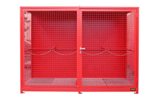 Gasflaschen - Container GFC - 1 (Gitterrostboden), lackiert, Feuerrot - Staplertechnik24 - 4477 - 01 - 0000 - 2