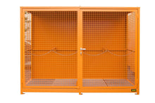 Gasflaschen - Container GFC - 1 (Gitterrostboden), lackiert, Gelborange - Staplertechnik24 - 4477 - 01 - 0000 - 1