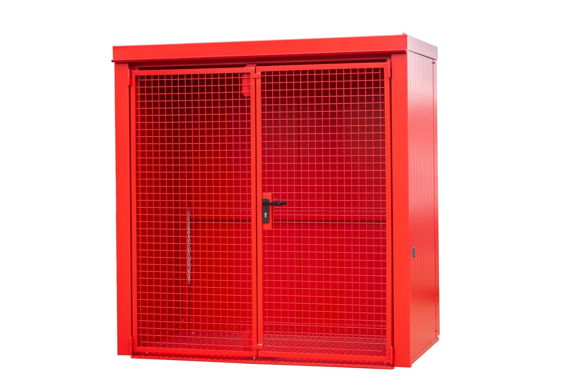 Gasflaschen - Container GFC - B M1, lackiert, Feuerrot - Staplertechnik24 - 4477 - 31 - 0000 - 2