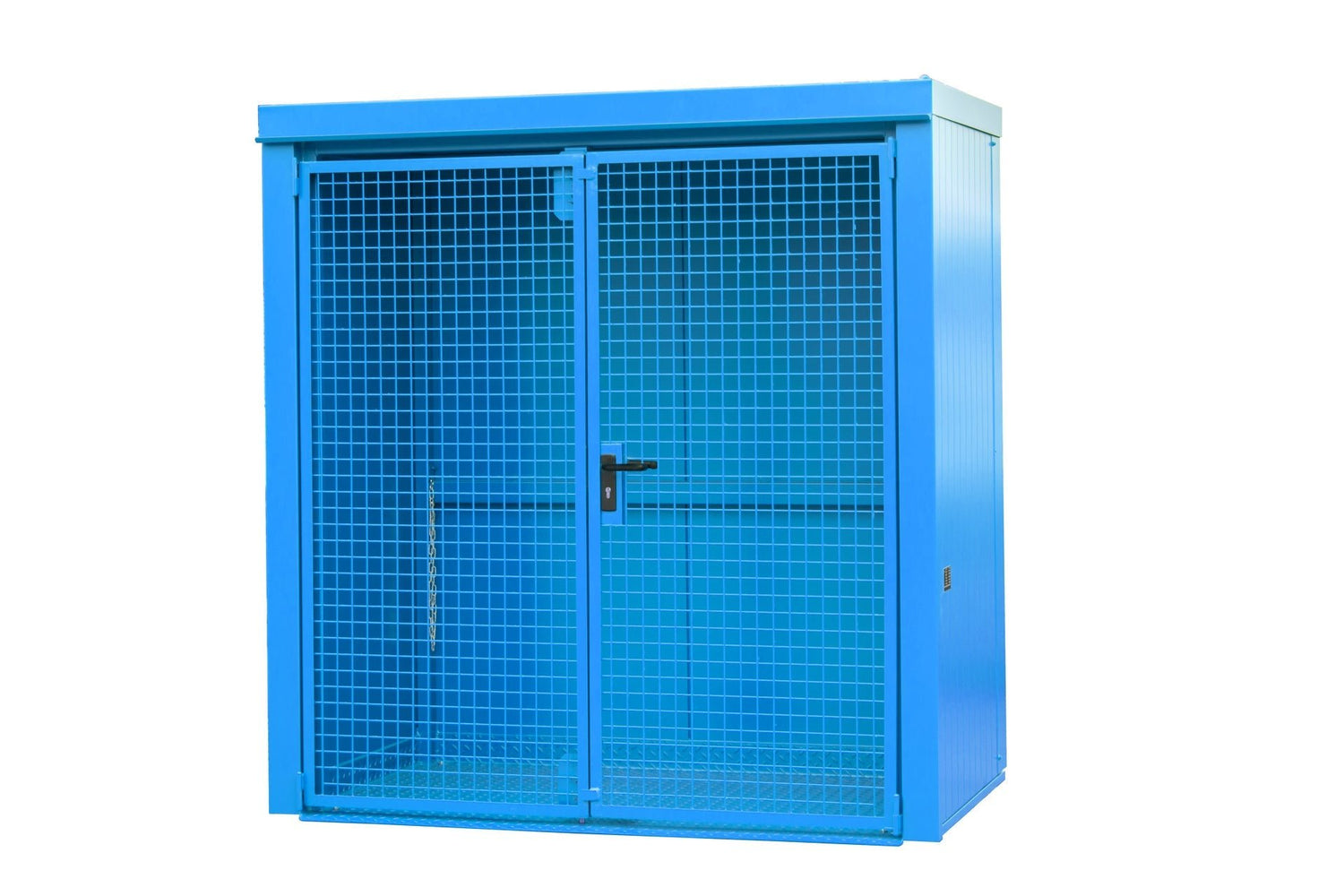 Gasflaschen - Container GFC - B M1, lackiert, Lichtblau - Staplertechnik24 - 4477 - 31 - 0000 - 3