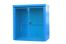 Gasflaschen - Container GFC - B M1, lackiert, Lichtblau - Staplertechnik24 - 4477 - 31 - 0000 - 3