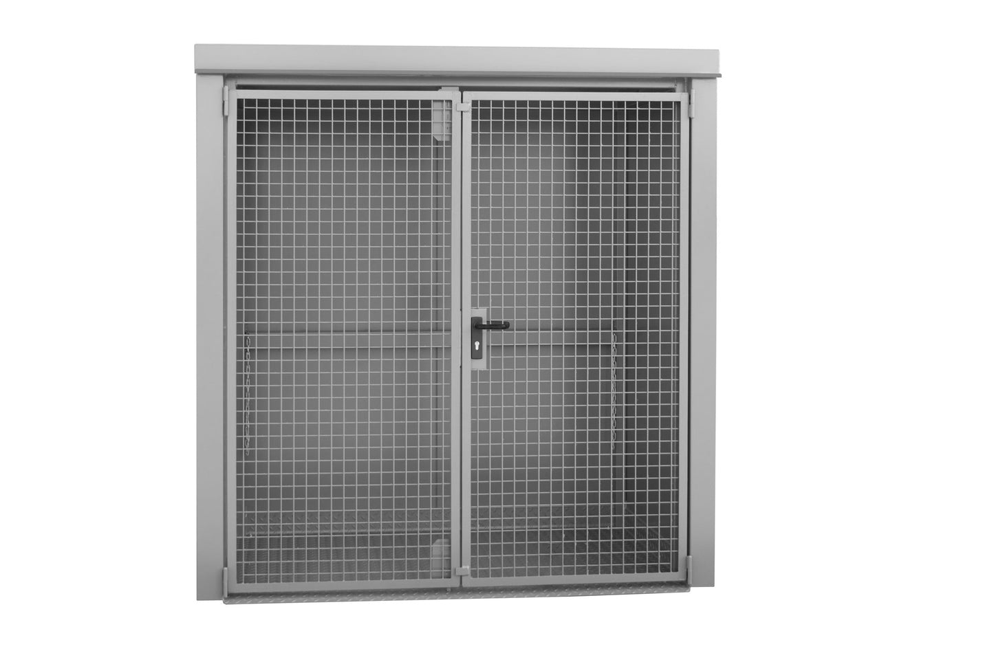 Gasflaschen - Container GFC - B M1, lackiert, Mausgrau - Staplertechnik24 - 4477 - 31 - 0000 - 5