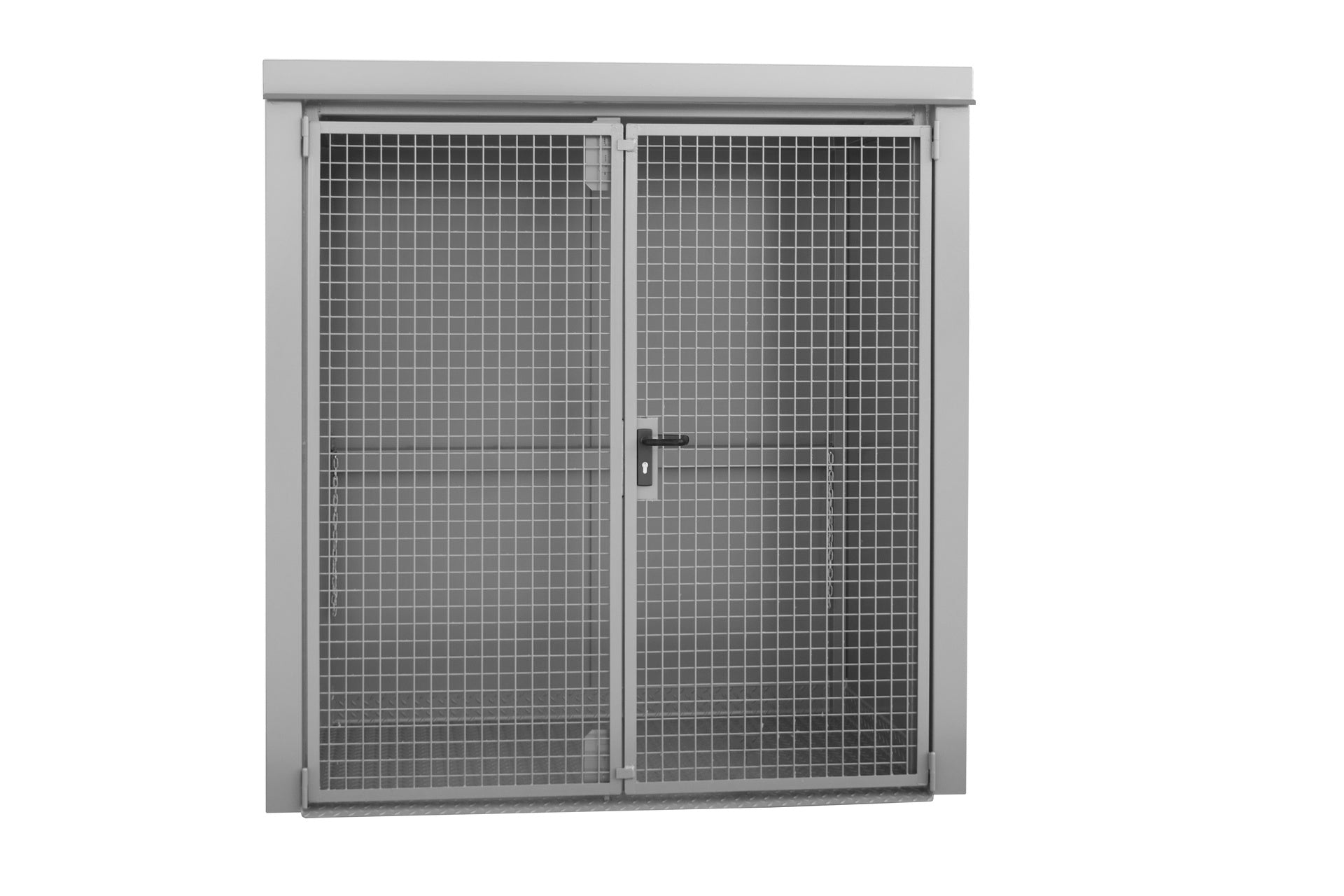 Gasflaschen - Container GFC - B M1, lackiert, Mausgrau - Staplertechnik24 - 4477 - 31 - 0000 - 5