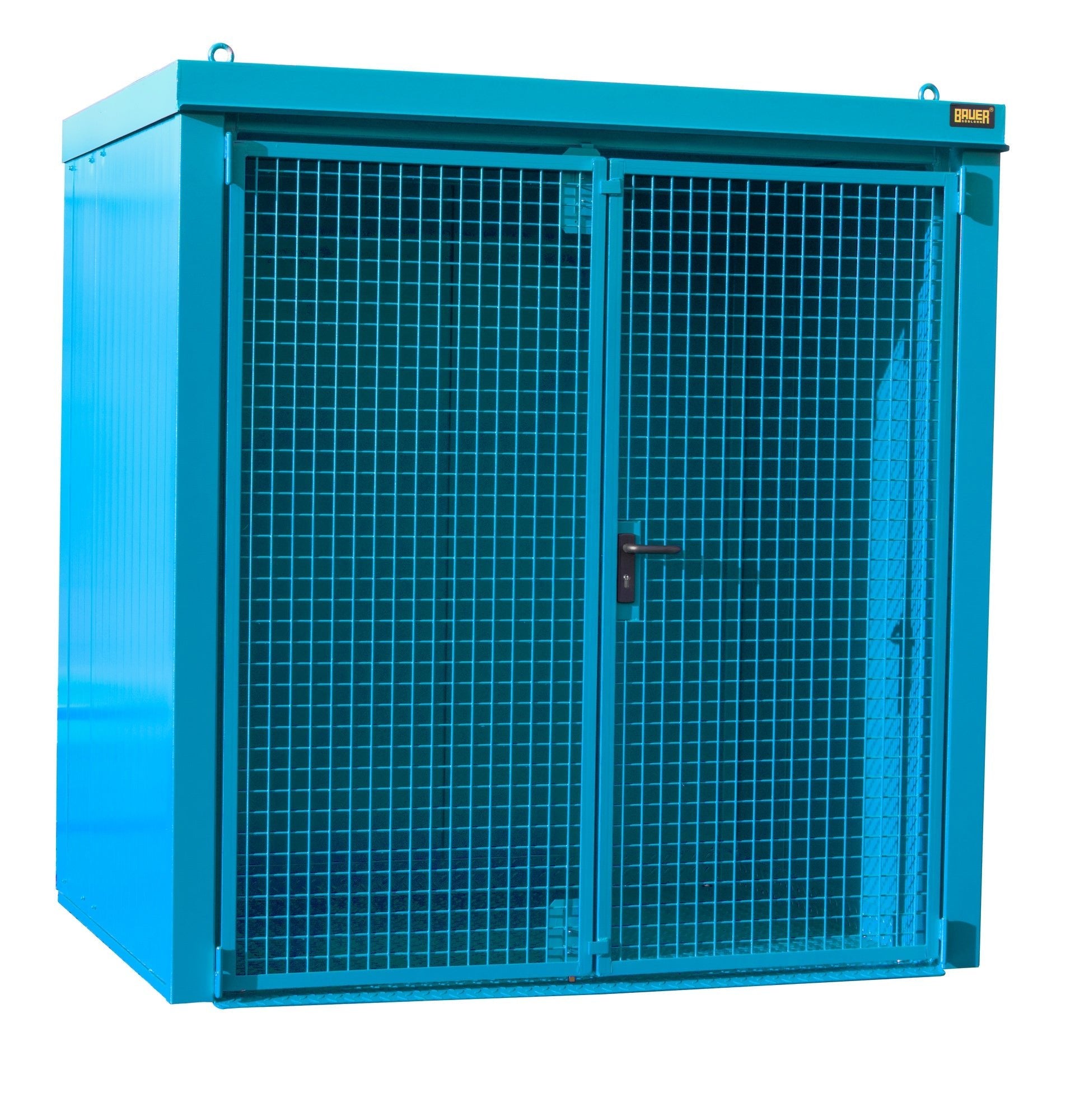 Gasflaschen - Container GFC - B M2, lackiert, Lichtblau - Staplertechnik24 - 4477 - 32 - 0000 - 3