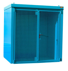 Gasflaschen - Container GFC - B M2, lackiert, Lichtblau - Staplertechnik24 - 4477 - 32 - 0000 - 3