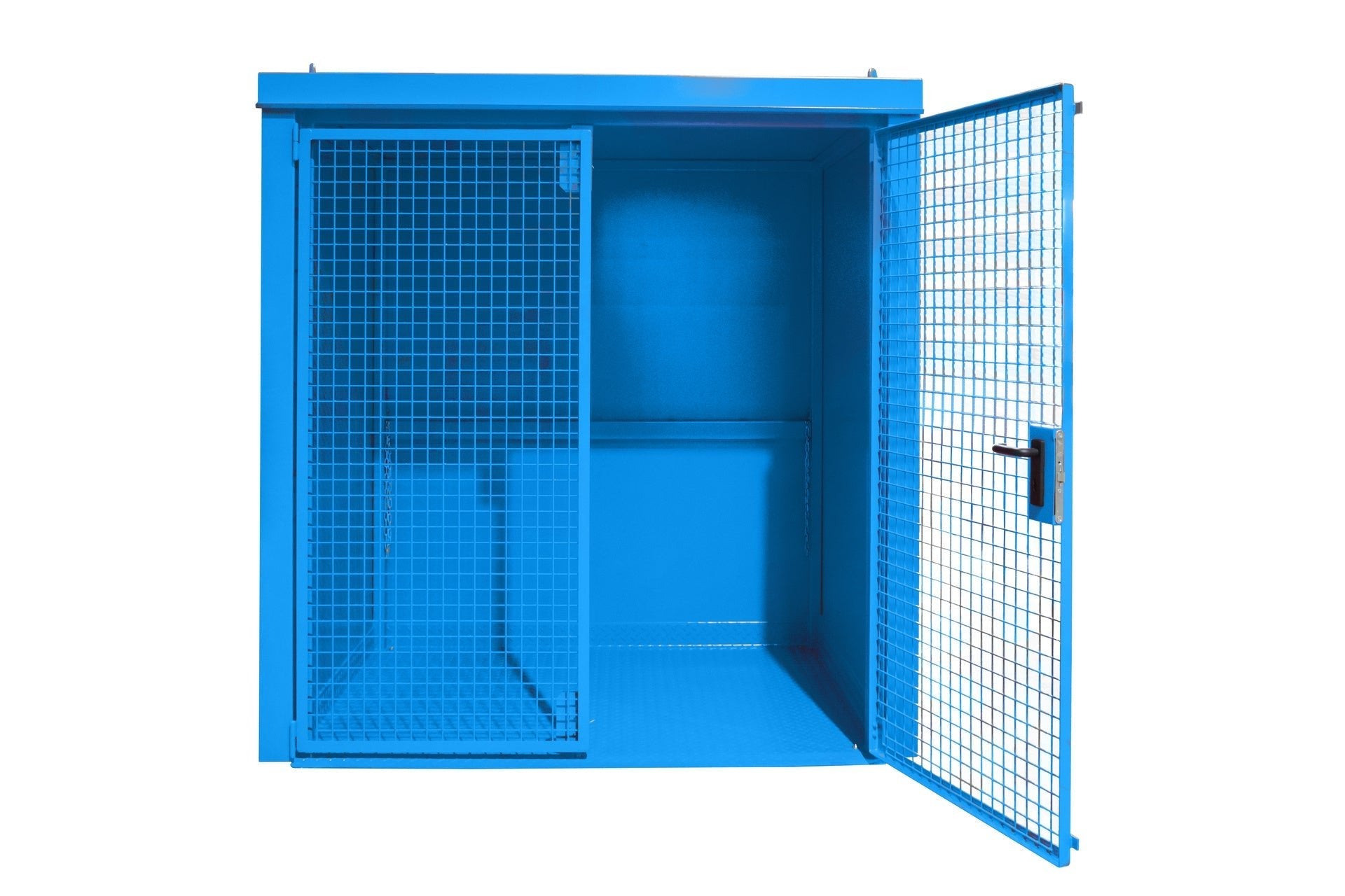 Gasflaschen - Container GFC - B M2, lackiert, Lichtblau - Staplertechnik24 - 4477 - 32 - 0000 - 3