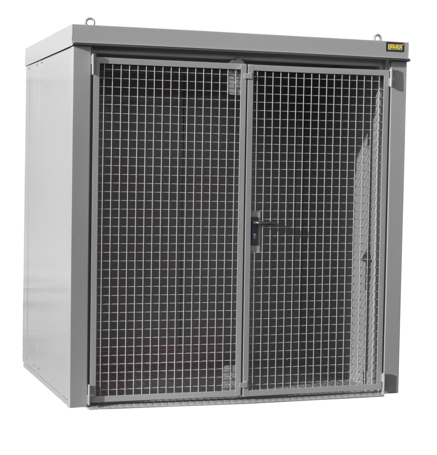 Gasflaschen - Container GFC - B M2, lackiert, Mausgrau - Staplertechnik24 - 4477 - 32 - 0000 - 5