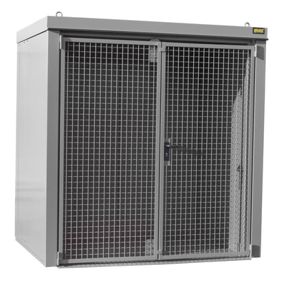 Gasflaschen - Container GFC - B M2, lackiert, Mausgrau - Staplertechnik24 - 4477 - 32 - 0000 - 5