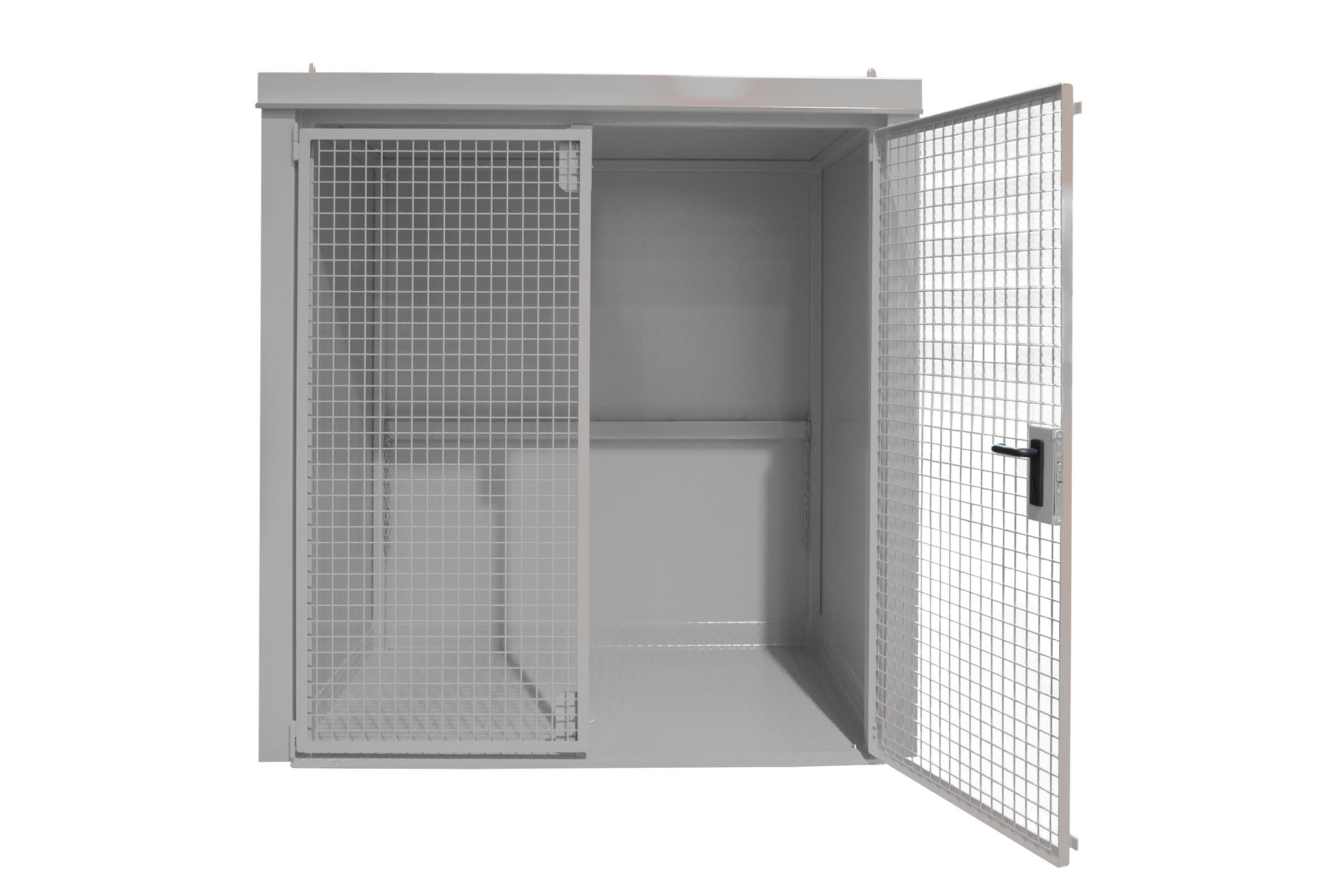 Gasflaschen - Container GFC - B M2, lackiert, Mausgrau - Staplertechnik24 - 4477 - 32 - 0000 - 5