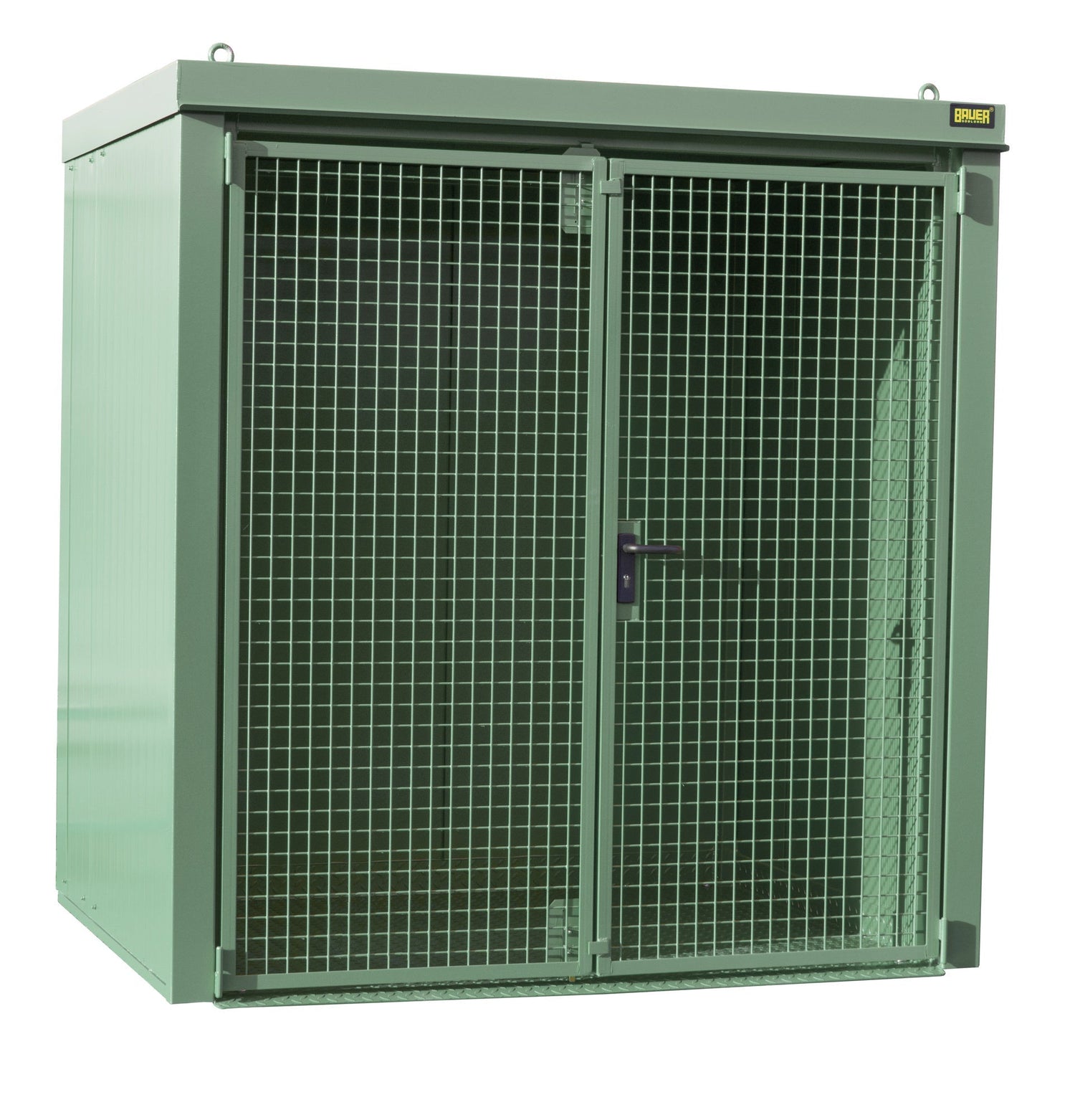 Gasflaschen - Container GFC - B M2, lackiert, Resedagrün - Staplertechnik24 - 4477 - 32 - 0000 - 4