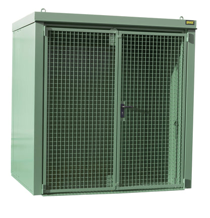 Gasflaschen - Container GFC - B M2, lackiert, Resedagrün - Staplertechnik24 - 4477 - 32 - 0000 - 4