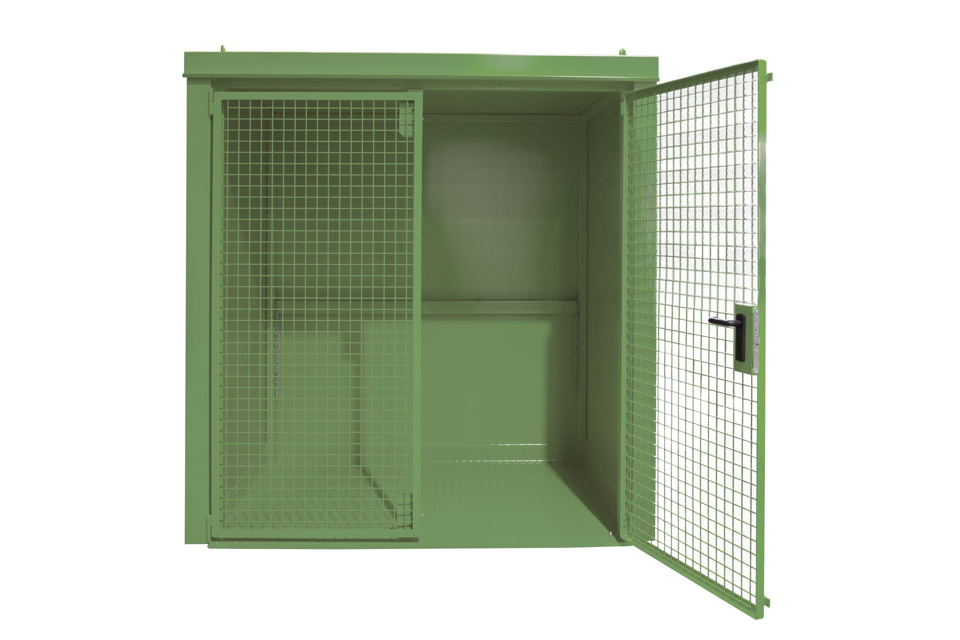 Gasflaschen - Container GFC - B M2, lackiert, Resedagrün - Staplertechnik24 - 4477 - 32 - 0000 - 4