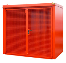 Gasflaschen - Container GFC - B M3, lackiert, Feuerrot - Staplertechnik24 - 4477 - 33 - 0000 - 2