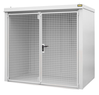 Gasflaschen - Container GFC - B M3, lackiert, Grauweiß - Staplertechnik24 - 4477 - 33 - 0000 - 18