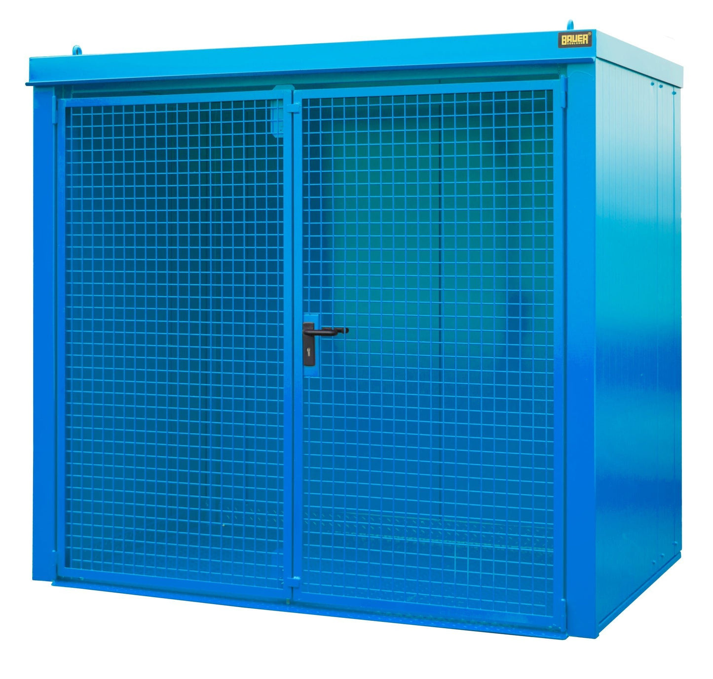 Gasflaschen - Container GFC - B M3, lackiert, Lichtblau - Staplertechnik24 - 4477 - 33 - 0000 - 3