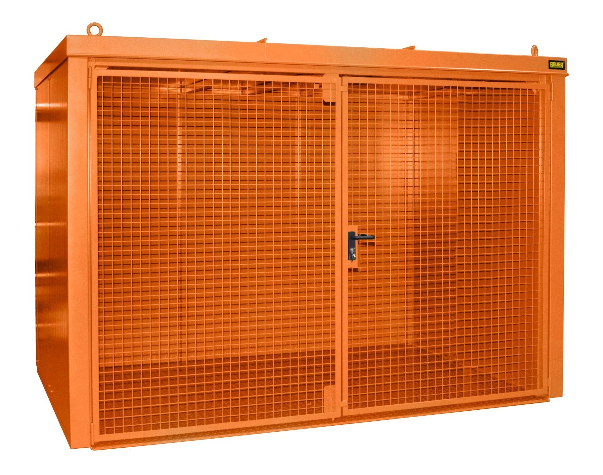 Gasflaschen - Container GFC - B M4, lackiert, Gelborange - Staplertechnik24 - 4477 - 34 - 0000 - 1