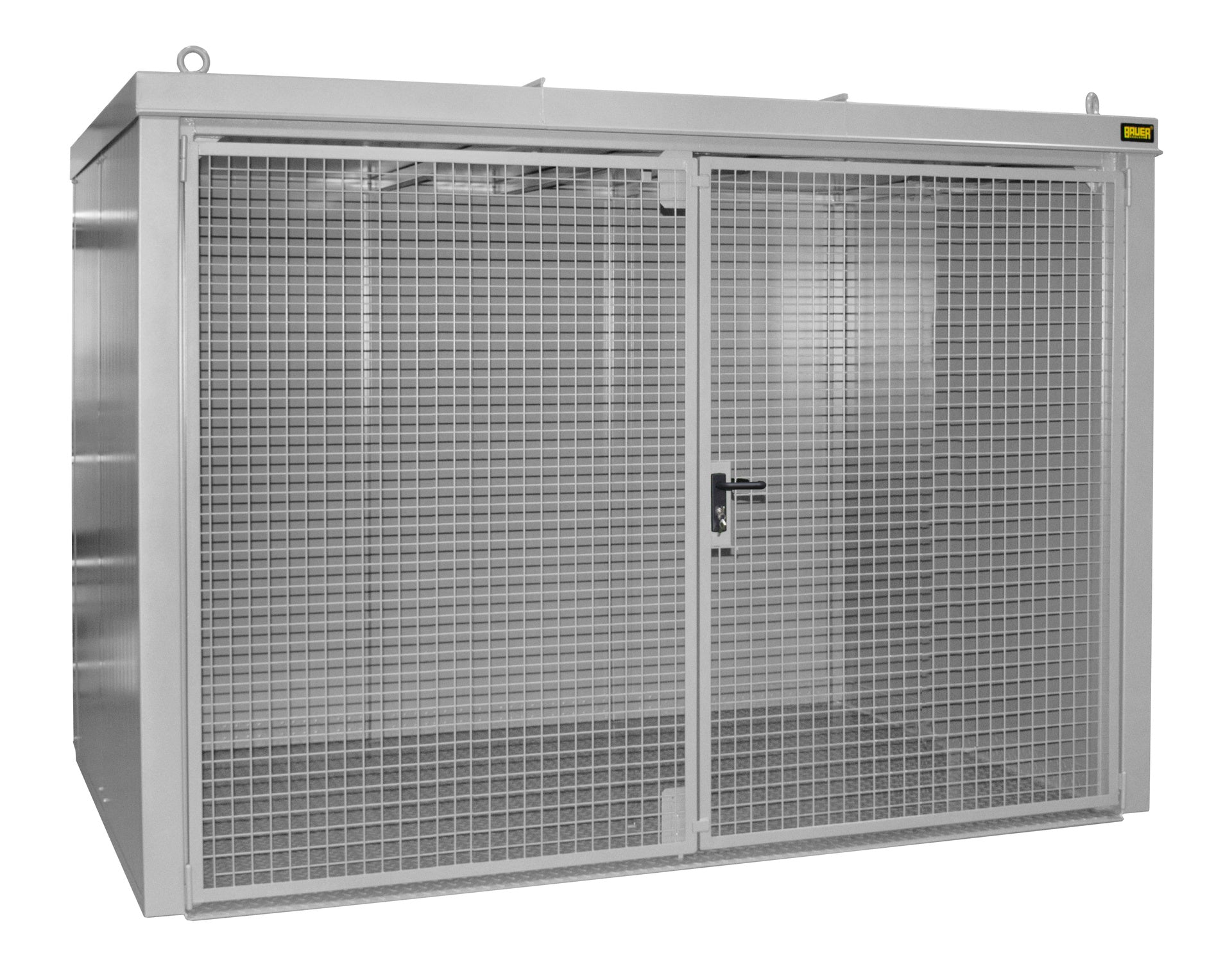 Gasflaschen - Container GFC - B M4, lackiert, Mausgrau - Staplertechnik24 - 4477 - 34 - 0000 - 5