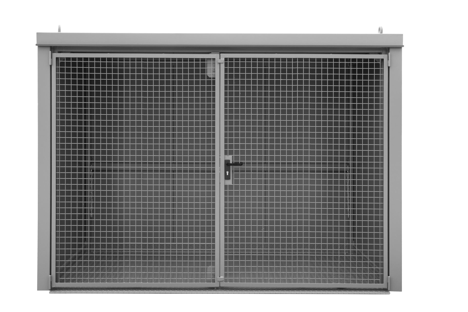 Gasflaschen - Container GFC - B M4, lackiert, Mausgrau - Staplertechnik24 - 4477 - 34 - 0000 - 5