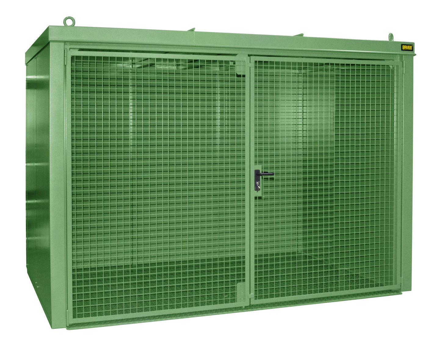 Gasflaschen - Container GFC - B M4, lackiert, Resedagrün - Staplertechnik24 - 4477 - 34 - 0000 - 4
