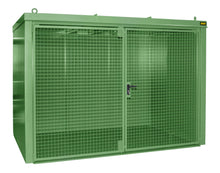 Gasflaschen - Container GFC - B M4, lackiert, Resedagrün - Staplertechnik24 - 4477 - 34 - 0000 - 4