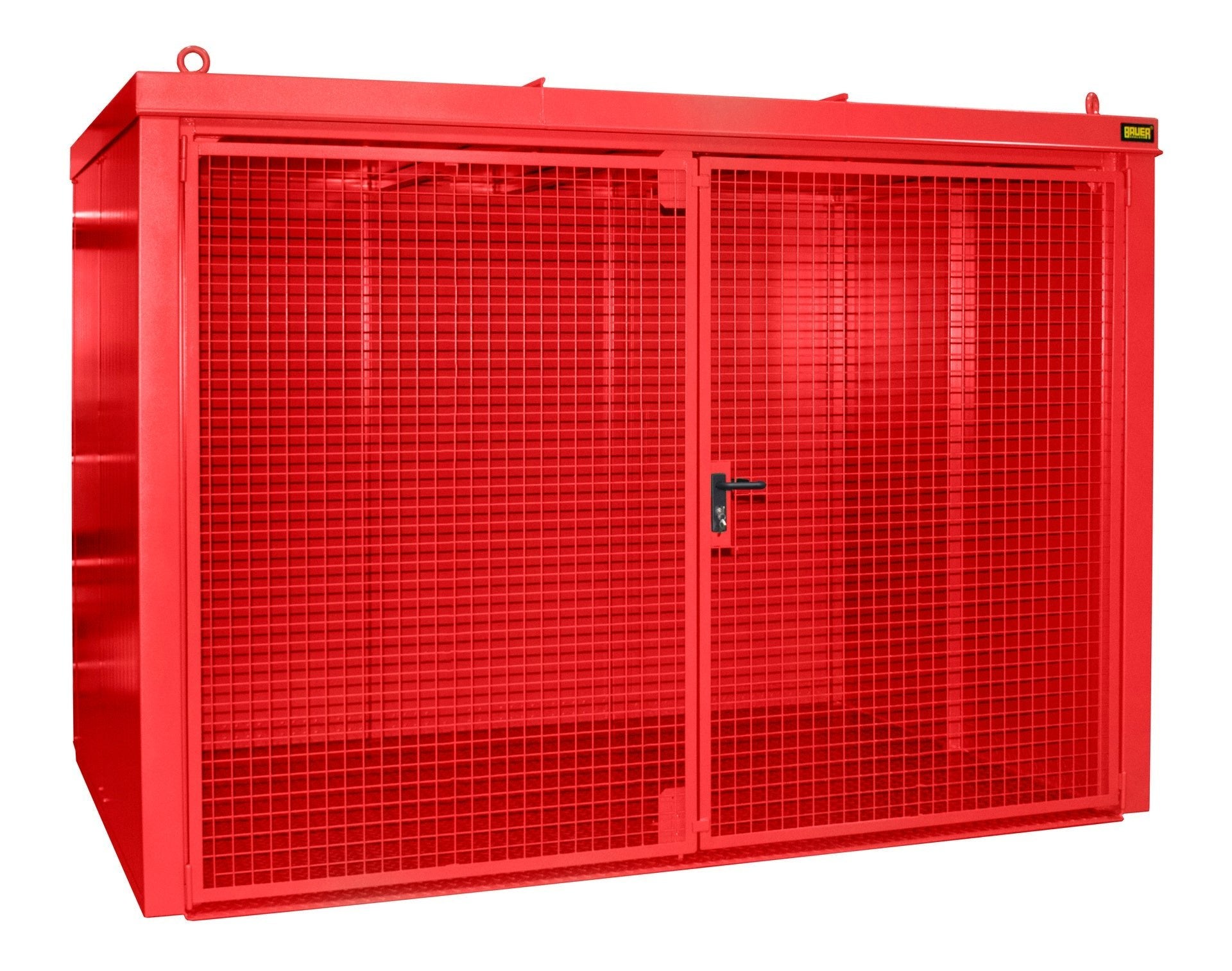 Gasflaschen - Container GFC - B M5, lackiert, Feuerrot - Staplertechnik24 - 4477 - 35 - 0000 - 2
