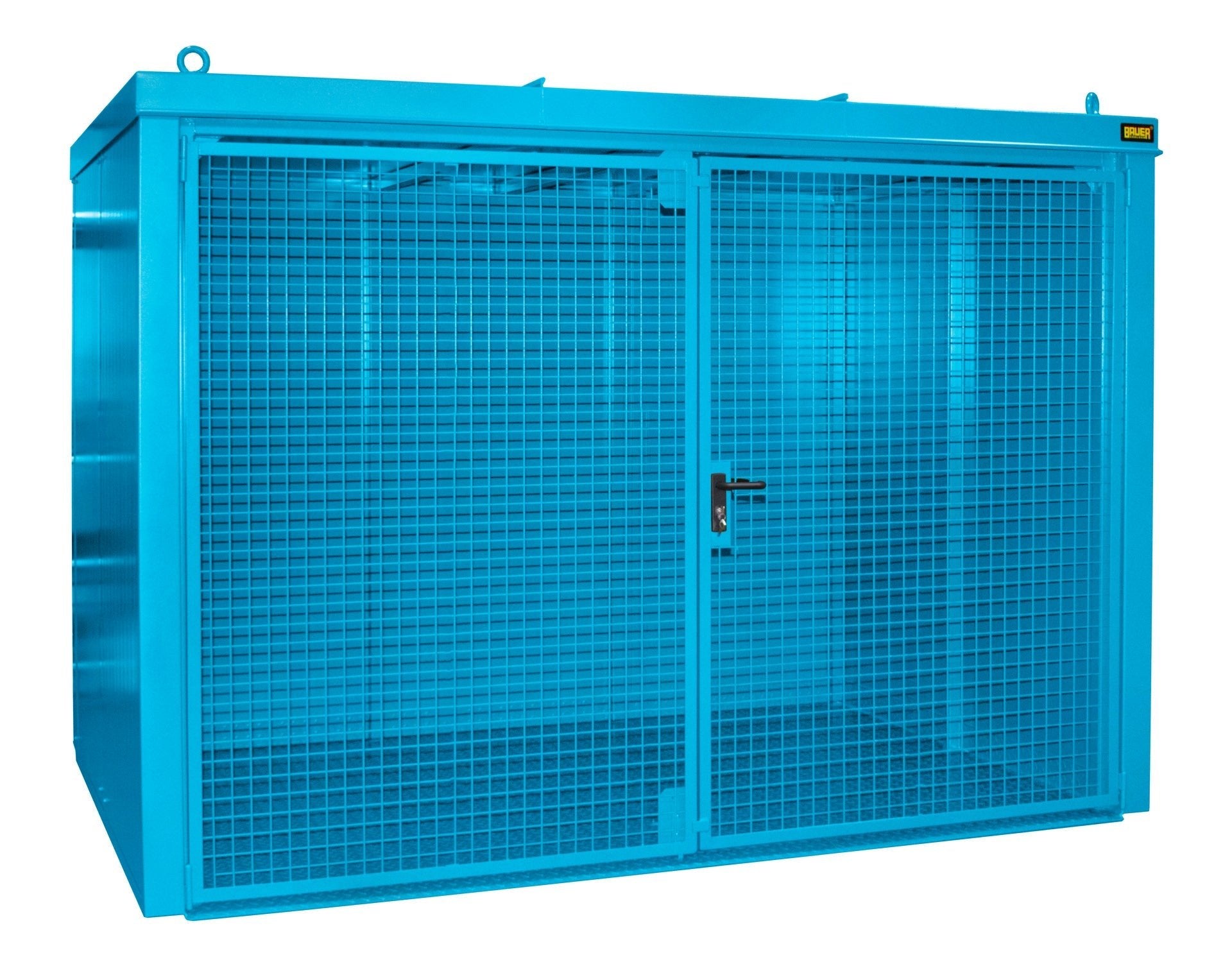 Gasflaschen - Container GFC - B M5, lackiert, Lichtblau - Staplertechnik24 - 4477 - 35 - 0000 - 3