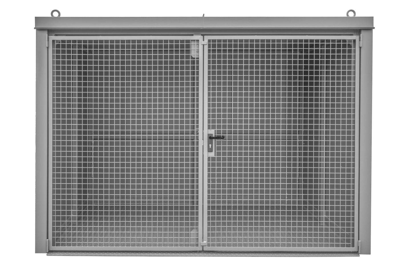 Gasflaschen - Container GFC - B M5, lackiert, Mausgrau - Staplertechnik24 - 4477 - 35 - 0000 - 5